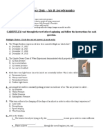 Air Aerodynamics Quiz