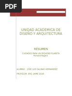 Reporte Ciudades Para Un Pequeño Planeta