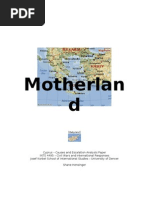 Cyprus Causes and Conflict Analysis Paper - SEH