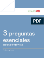 3-Preguntas-Esenciales en Una Entrevista PDF