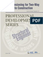 PDH Post Tensioned Concrete Design