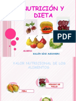 Diapositiva Nutricion y Dieta Exposicion