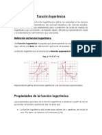 Función Logarítmica