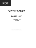 MZ Parts List Riso