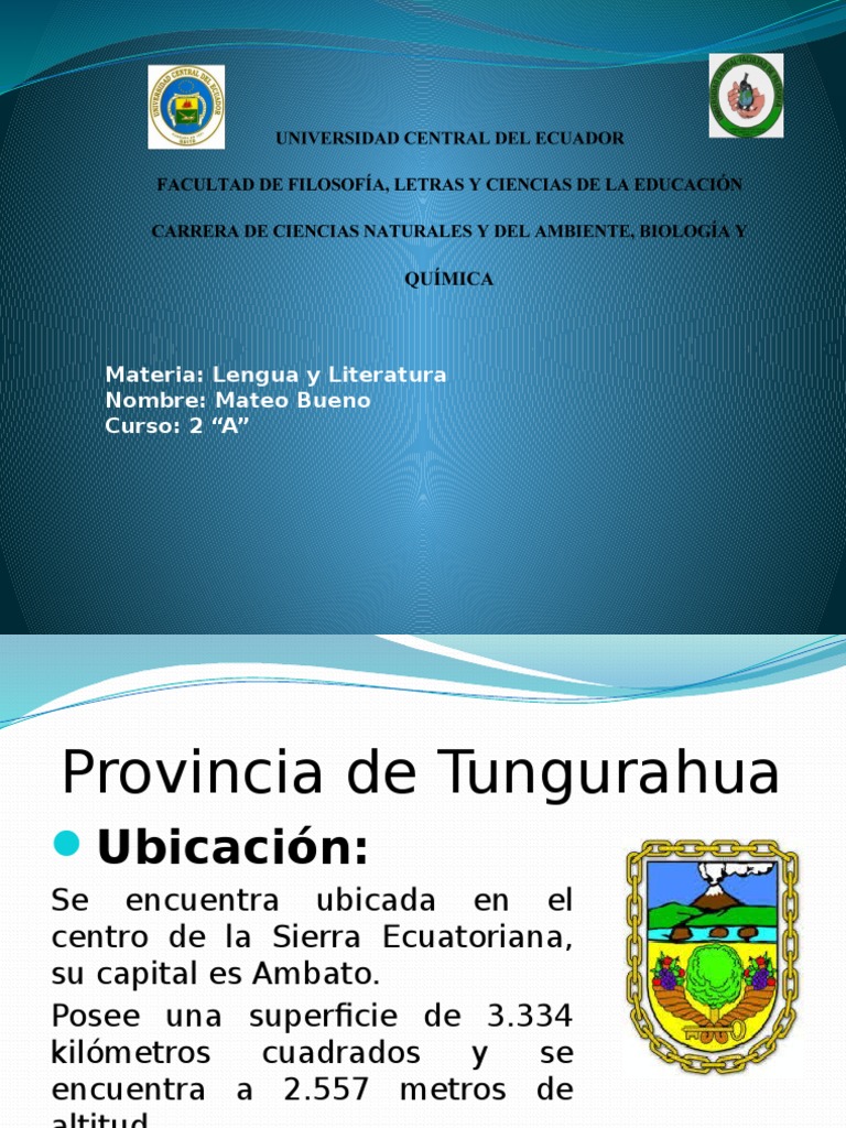Tungurahua PDF