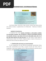DERMATO - DERMATOSES ZOOPARASITÁRIAS