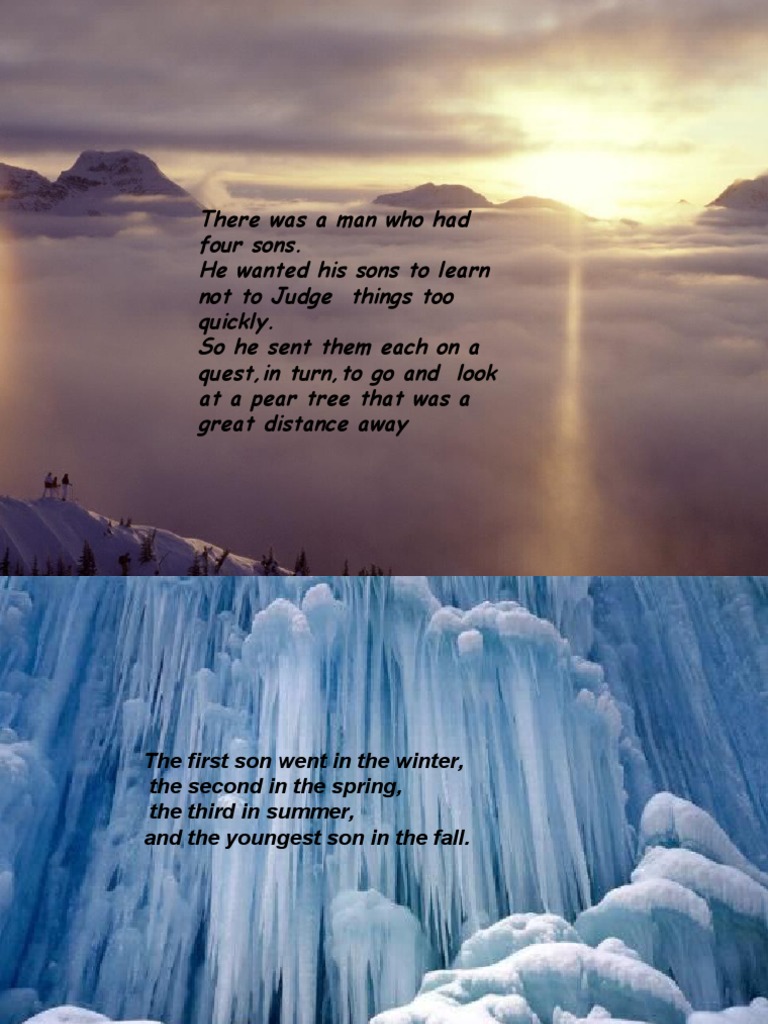 Life Lessons from a Pear Tree Story | PDF | Language Arts & Discipline