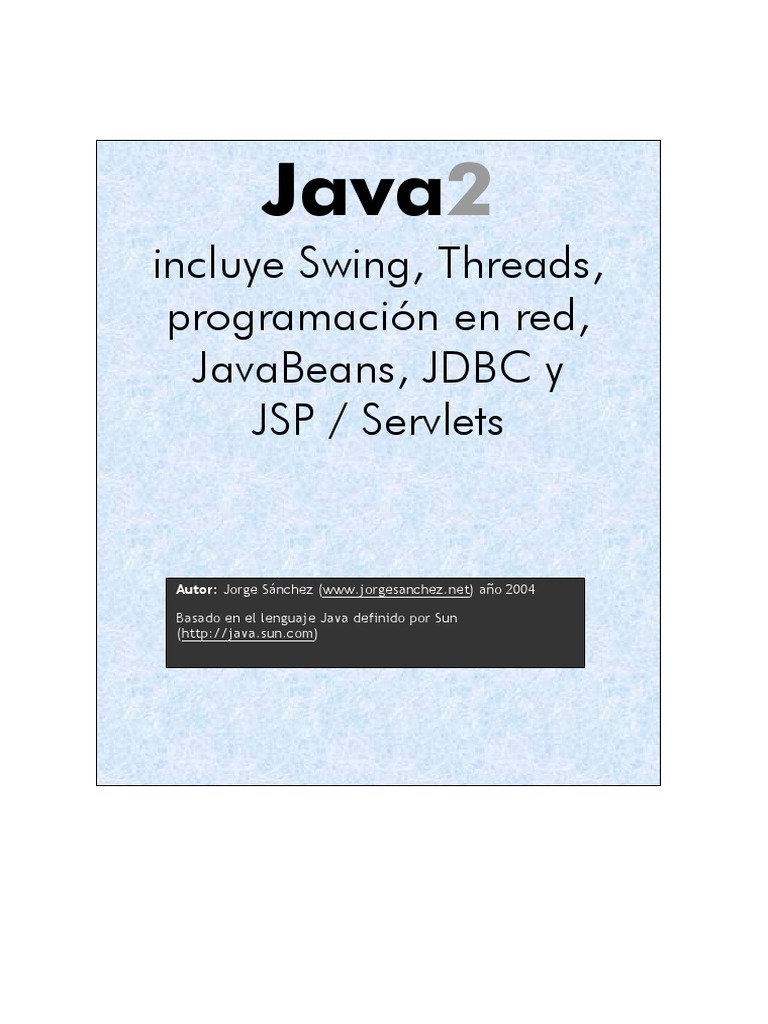 Manual Java. Lenguaje de Programación | PDF | máquina virtual de Java ...