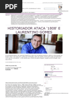 Historiador Ataca '1808' e Laurentino Gomes _ Brasil 24_7