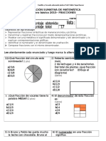 Prueba Fracciones 3º C Pablo