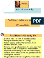 Paul Harris His Life and Message