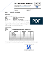 PT MMM - Permohonan Dukungan Peralatan (Meranti)