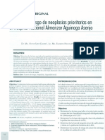 Factores de Riesgo de Neoplasias Prioritarias en El Hospital Nacional Almanzor Aguinaga Asenjo