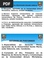 PRESENTACIÓN DE ACTAS POLICIALESPresentación de Actas Policiales