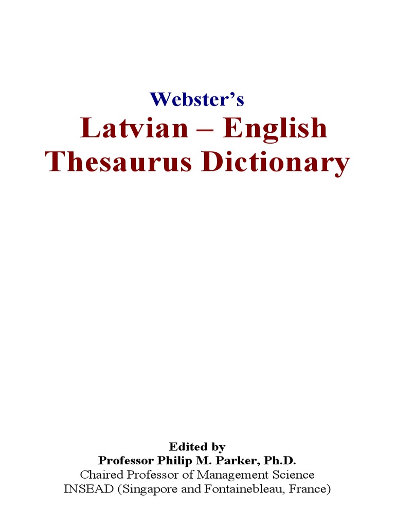 Latvian English Thesaurus Dictionary Pdf Part Of Speech English Language