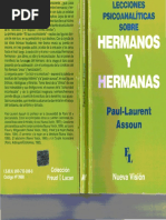 Paul-Laurent Assoun - Lecciones Psicoanalíticas Sobre Hermanos y Hermanas
