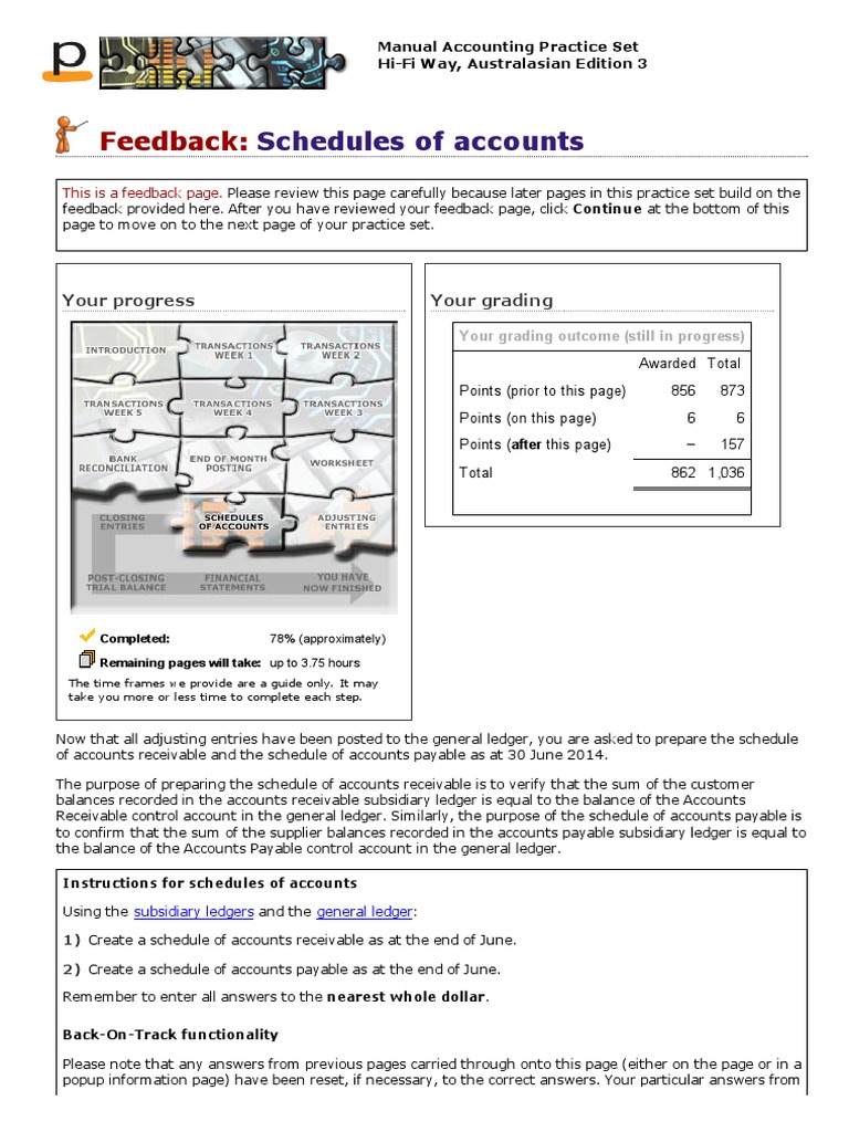 Schedule of Accounts | PDF | Accounts Payable | Accounting