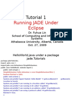 Tutorial 1: Running JADE Under Eclipse