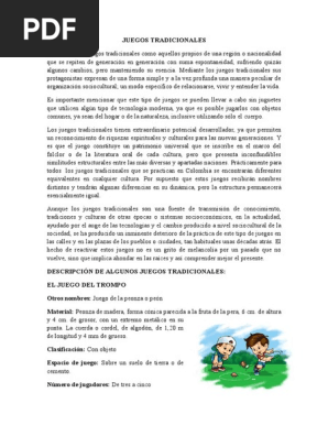 Juegos Tradicionales Ocio