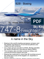 B2B - Boeing: By: Anoop Jena (FPG0709/019)