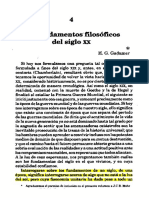 Los Fundamentos Filosóficos Del Siglo XX - H. G. Gadamer