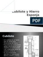 Cubilote y Hierro Esponja