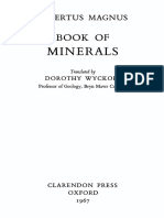 ALBERTUS MAGNUS - The Book of Minerals