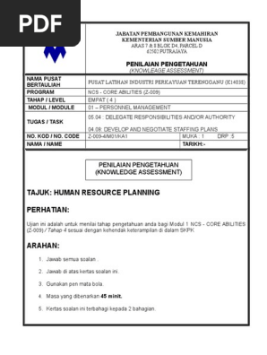 Core Ability Pdf Turnover Employment Working Conditions