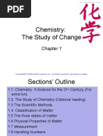 Chapter 1 Chemistry The Study of Change