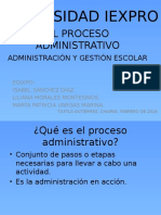 El Proceso Administrativo