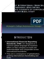 Awareness Ofinternationalfinancial Reporting Standards (Ifrs) Among Post-Graduatestudents Ofcommerce in Calicut:An Empiricalstudy