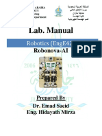 Lab. Manual: Robotics (Enge425)