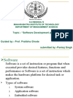 Topic:-"Software Development Process": G.S Mandal'S Maharashtra Institute of Technology Department of Management Science