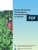 Gender responsive technology for poverty alleviation in Thailand - Part 1