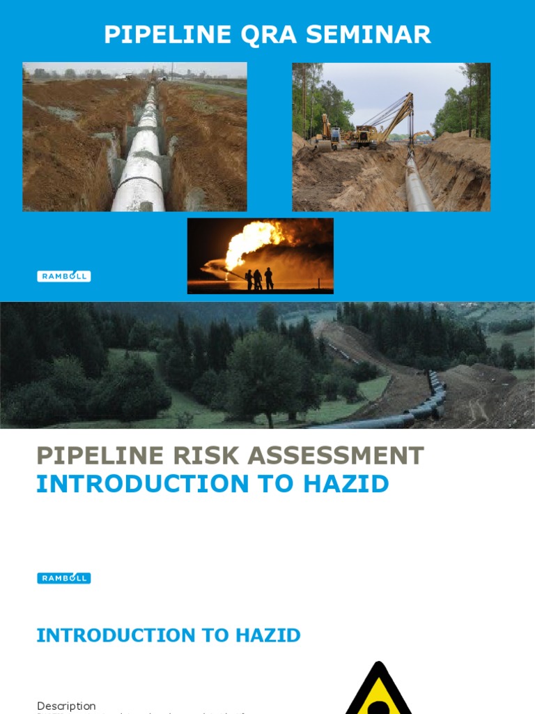 Intro To HAZID of Pipelines Hazards Risk