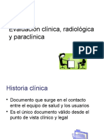 2) Evaluación Clínica, Radiológica y Paraclínica