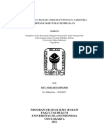 FH UII Sanksi Pidana Penjara Terhadap Pengguna Narotika Ditinjau Dari Tujuan Pemidanaan PDF