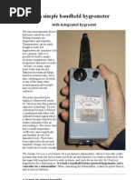 A Simple Handheld Hygrometer
