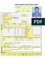 Employment Application Form ANIL