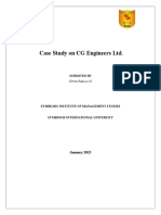 Sales and Distribution-A Case Study On CG Engineers LTD