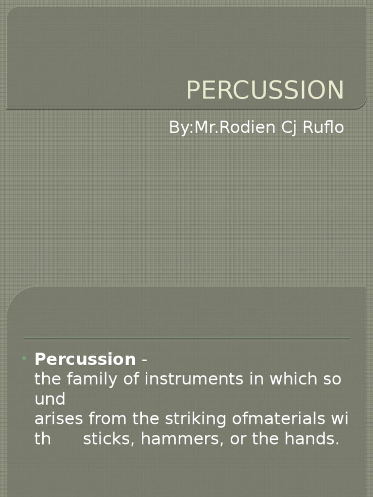 Percussion Musical Instruments Music Production