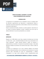 Ensayo Familia Sociedad y Cultura