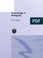 Wright Cosmology in Antiquity