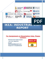 Ikea: Industrial Visit Report