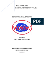 Download Tugas Makalah Pengantar Terapi Wicara by ApriliaAzizah SN308119551 doc pdf
