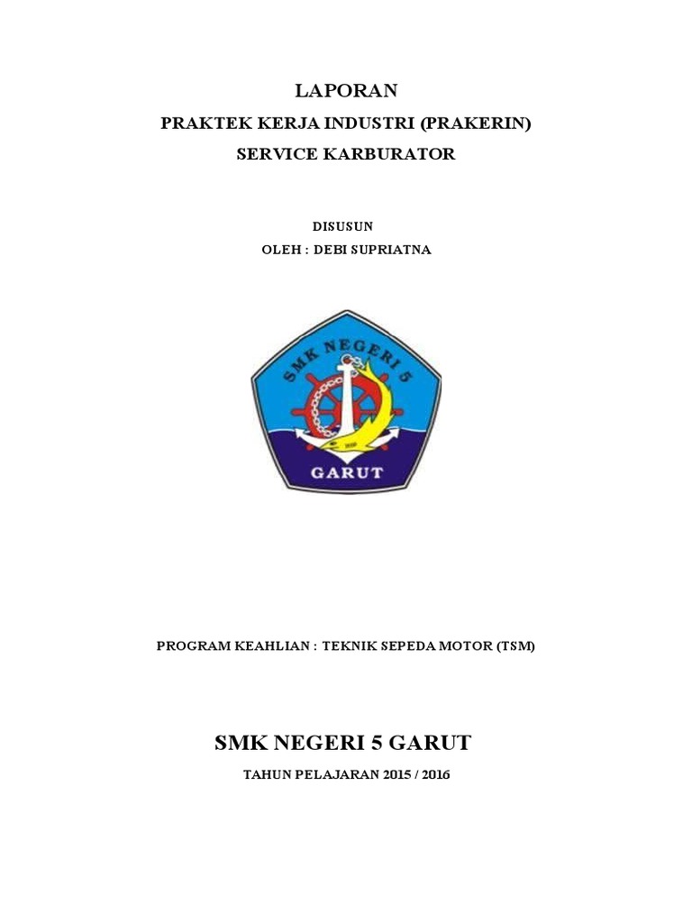 Laporan Prakerin Smk Pdf