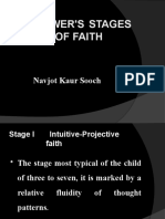 Folwer'S Stages of Faith: Navjot Kaur Sooch