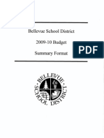 BSD Budget Summary 2009 2010
