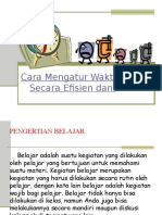 Cara Mengatur Waktu Belajar Secara Efisien Dan Efektif