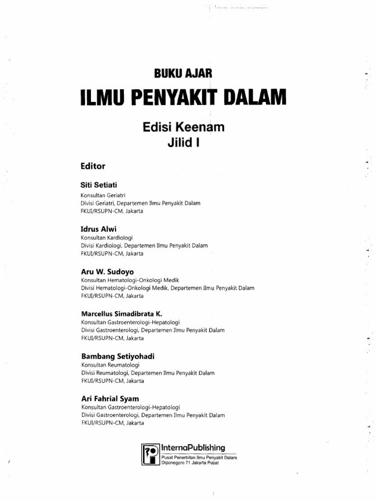 Ipd Papdi Edisi VI